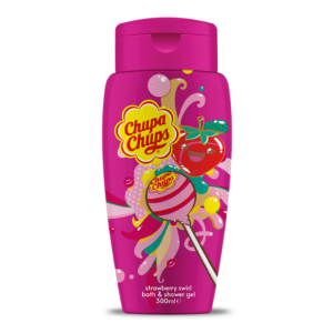 CHUPA CHUPS - BATH & SHOWER GEL - 300ml STRAWBERRY SWIRL